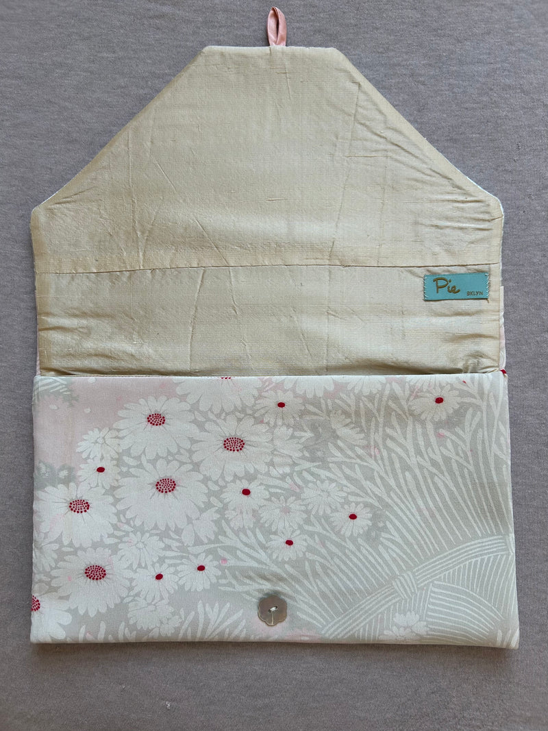 Vintage Silk Kimono Lingerie Travel Bag