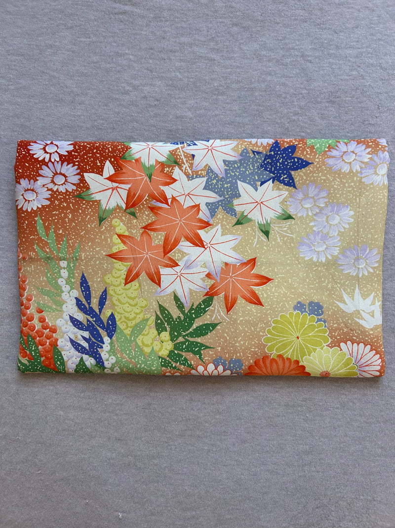 Vintage Silk/Rayon Kimono Lingerie Travel Bag