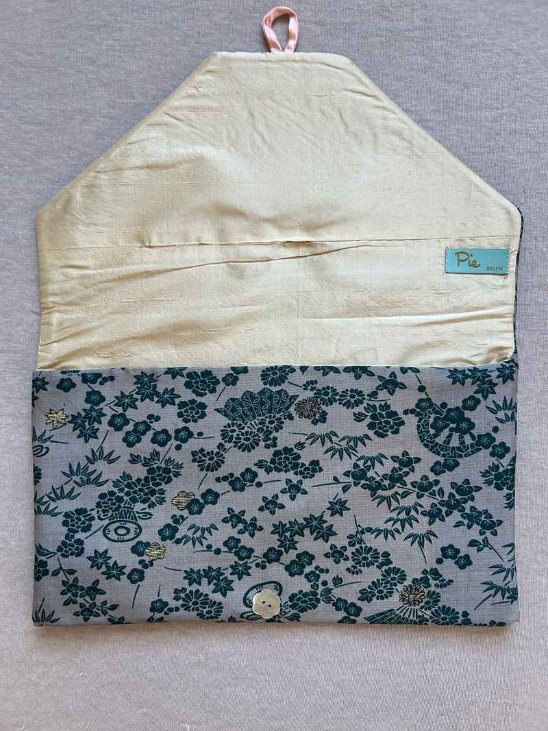 Vintage Silk Kimono Lingerie Travel Bag