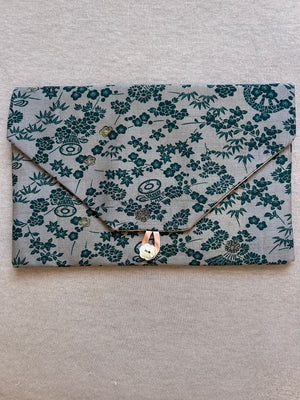 Vintage Silk Kimono Lingerie Travel Bag