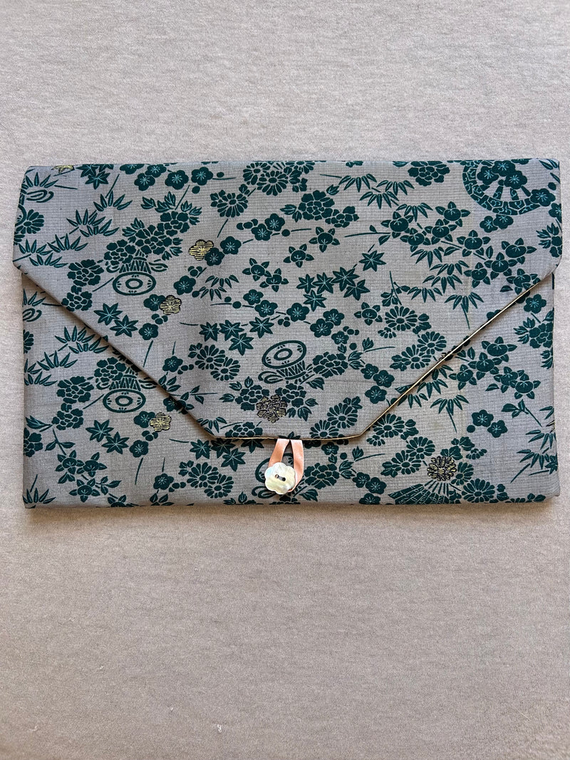 Vintage Silk Kimono Lingerie Travel Bag