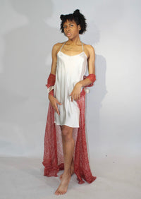 Silver Silk Charmeuse Bias Slip