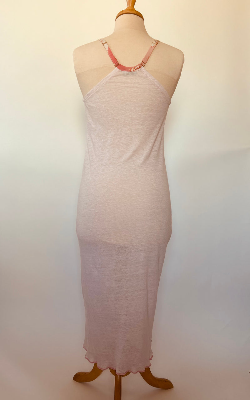 Baby Pink Linen Knit Nightgown