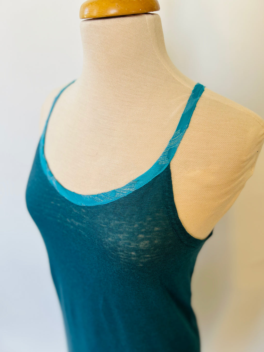 Stormy Blue Linen Knit Nightgown