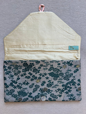 Vintage Silk Kimono Lingerie Travel Bag