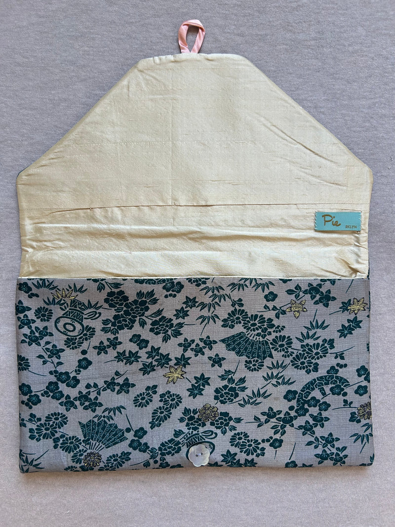 Vintage Silk Kimono Lingerie Travel Bag