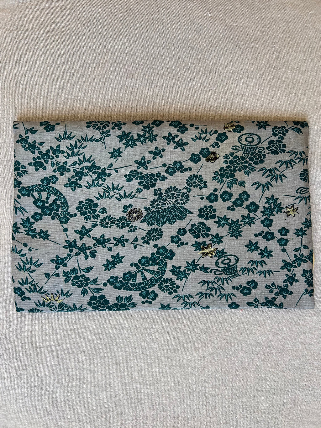 Vintage Silk Kimono Lingerie Travel Bag