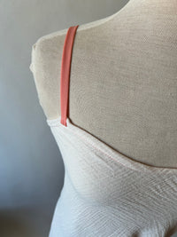 Pale Pink Doubleweight Swiss Waffle Cotton Shortie Nightie