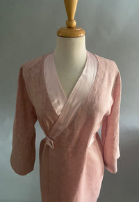 Blush Pink Handkerchief Linen Dressing Gown