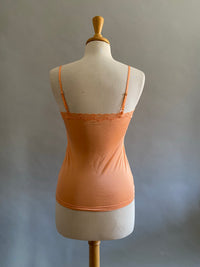 Papaya Silk Jersey Camisole