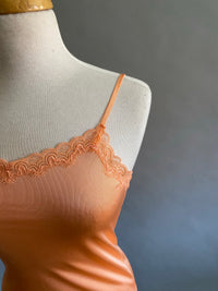 Papaya Silk Jersey Camisole