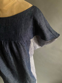 Denim Linen & Handkerchief Linen Sprung/Summer Dress