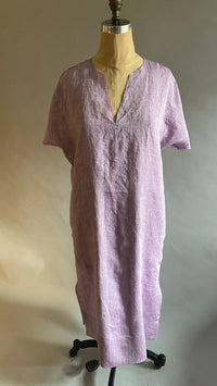 Orchid Handkerchief Linen Caftan