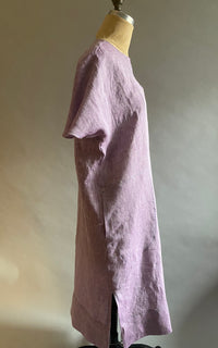 Orchid Handkerchief Linen Caftan