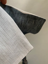 Linen Caftan With Contrasting Facing