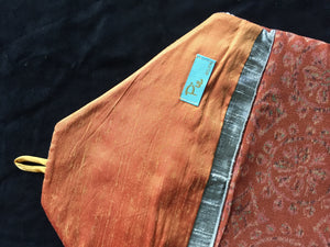 Vintage Silk Kimono Lingerie Travel Bag