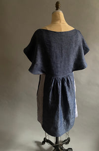 Denim Linen & Handkerchief Linen Sprung/Summer Dress