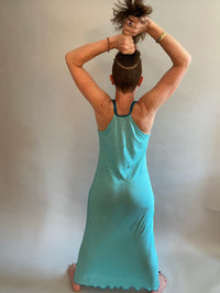 Haint Blue Linen Knit Racerback Nightie